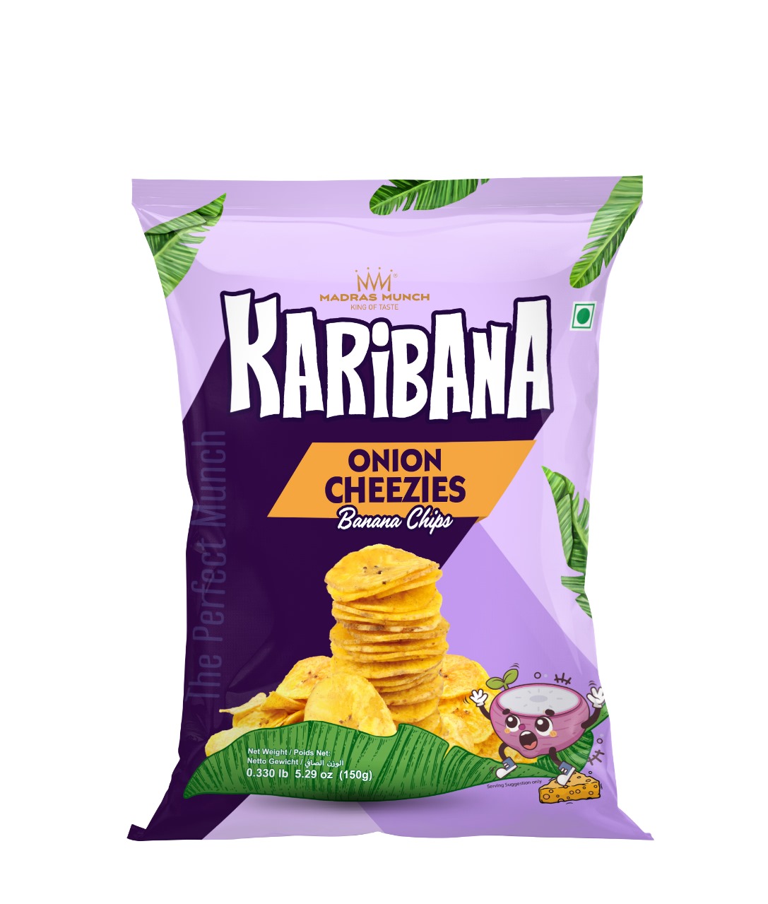 Karibana - Banana Chips (Onion Cheezies) 150gm